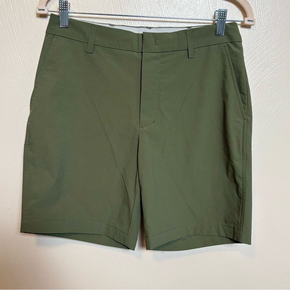 Ministry of Supply Men’s Shorts Pace Poplin Pockets Lightweight Army Green 28